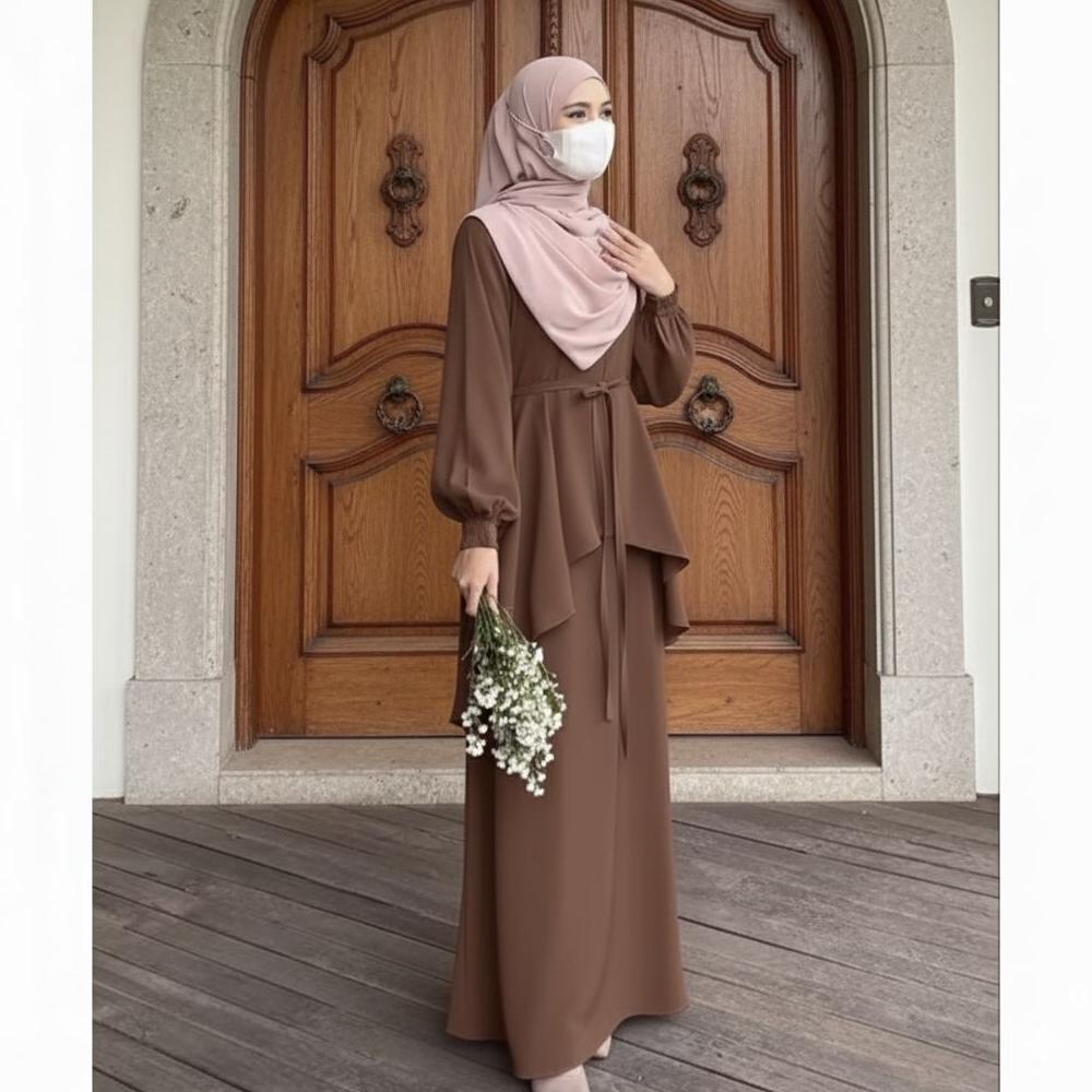 Garansi Gamis Dress Terbaru Umaira Gamis Wanita Remaja/Busui Kekinian Virall Gamis Lebaran/Kondangan