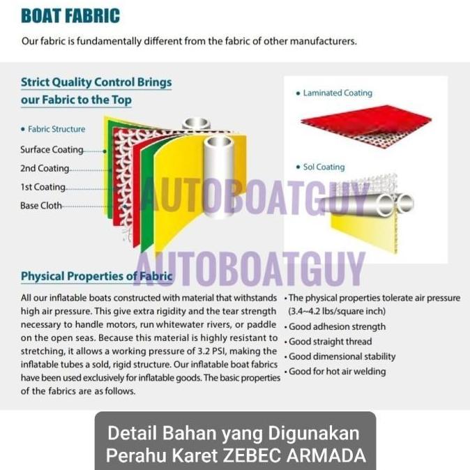 Perahu Karet LCR ZEBEC SEABON 320 cm ( Inflatable Boat Dek Alumunium )