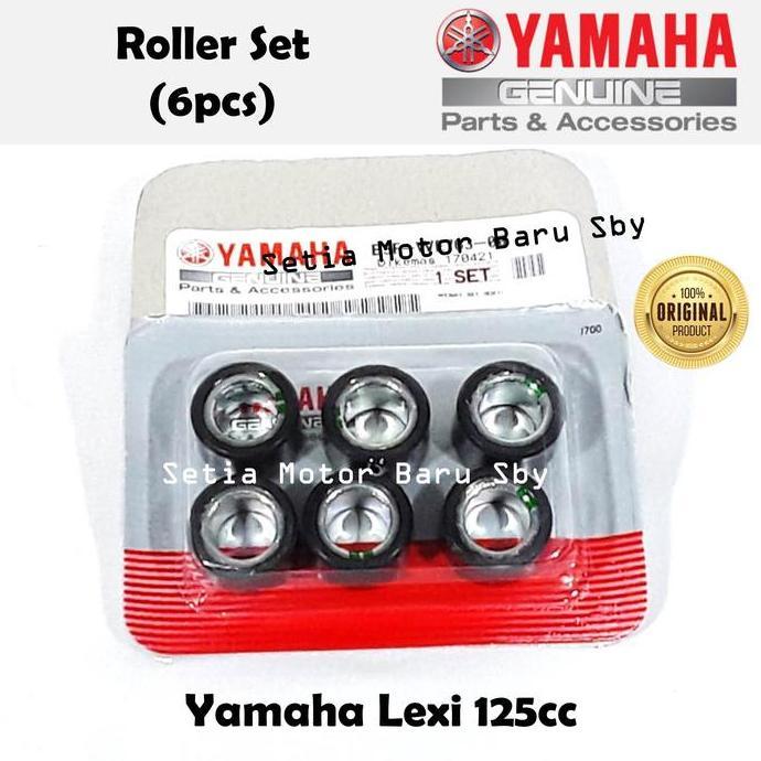 Roller Weight Roler Kit Set Lexi 125 Asli Original Yamaha Surabaya