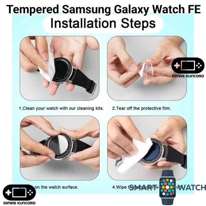 Tempered Samsung Galaxy Watch FE antigores glass pelindung layar lcd samsung galaxy watch fe 40mm