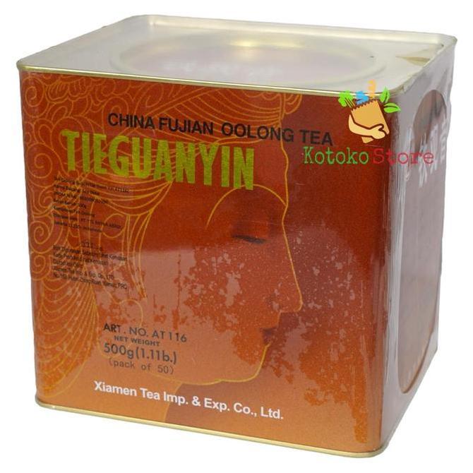 China Fujian Oolong Tea / Tie Guan Yin / Teh Kuan Yin Kaleng 500gr