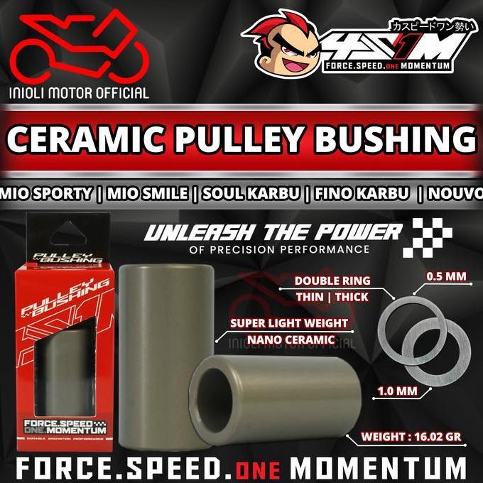 BOSHING PULLEY CVT 4S1M CERAMIC BUSHING PULLEY BEAT SCOOPY ADV PCX VARIO 110 FI ESP 125 150 160 STYL