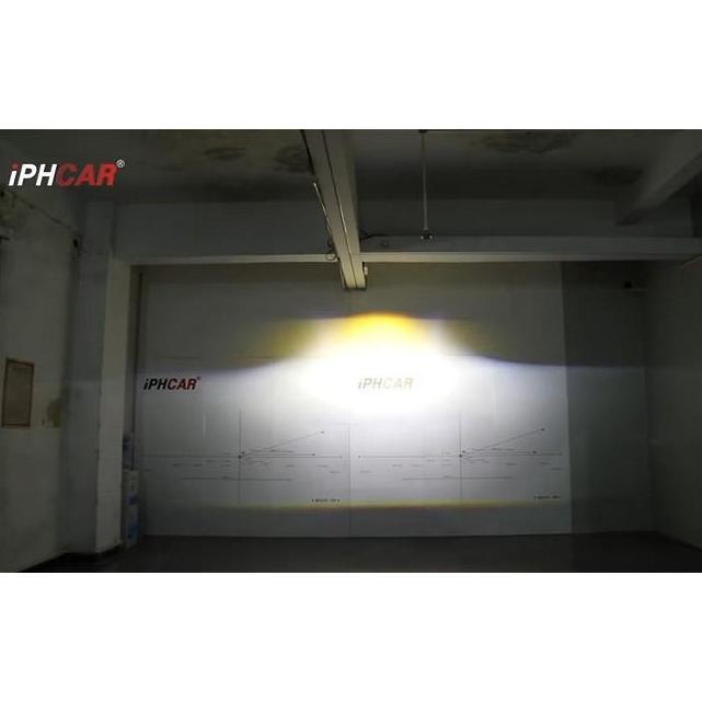 sidoomart / Lampu BILED FOGLAMP M6200 Iphcar Double emitter chip laser bi led projector lens bluelen