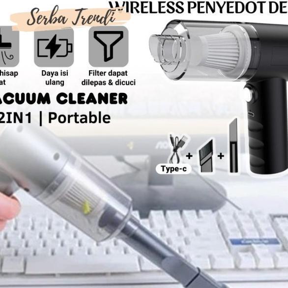 Vacum Cleaner Mini 3 In 1 Vacuum Cleaner Penyedot Debu Portable Mobil Ruangan Kamar Sofa