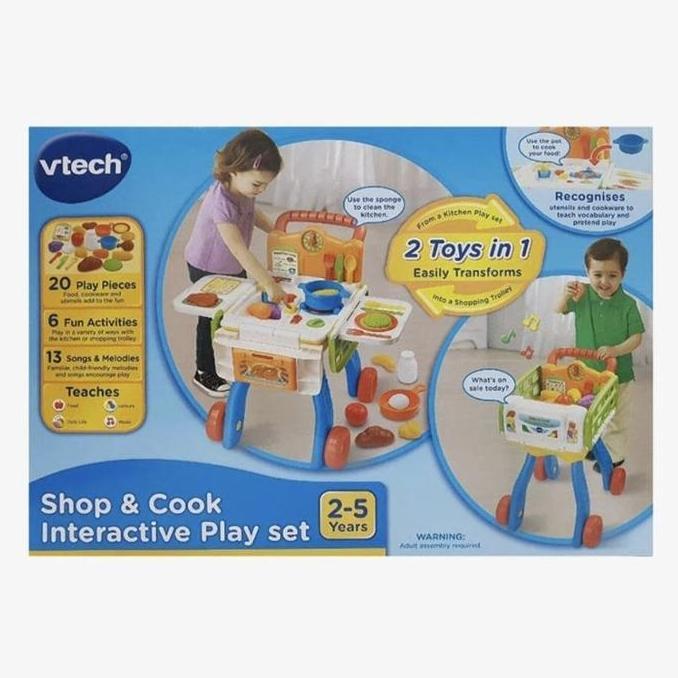 VTECH 2 IN 1 SHOP AND COOK PLAYSET MA99