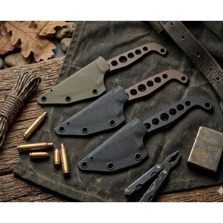 Pisau Saku A88 Sleipner Edc Knife Powder Coating Fulltang / Pisau Camping Premium / Pisau Taktikal