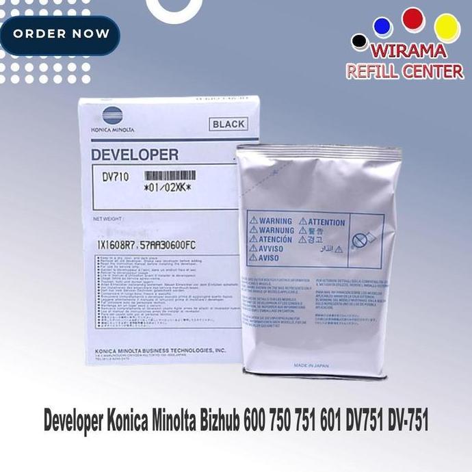 Developer Konica Minolta Bizhub 600 750 751 601 DV751 DV-751