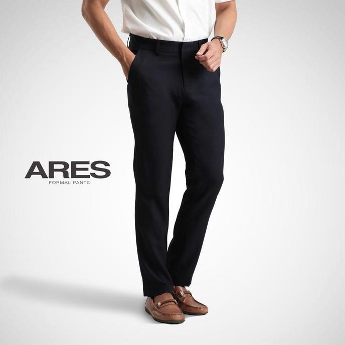 CUTOFF Ares Formal Pants Celana Bahan Kain Basic Pria Panjang Slim Fit