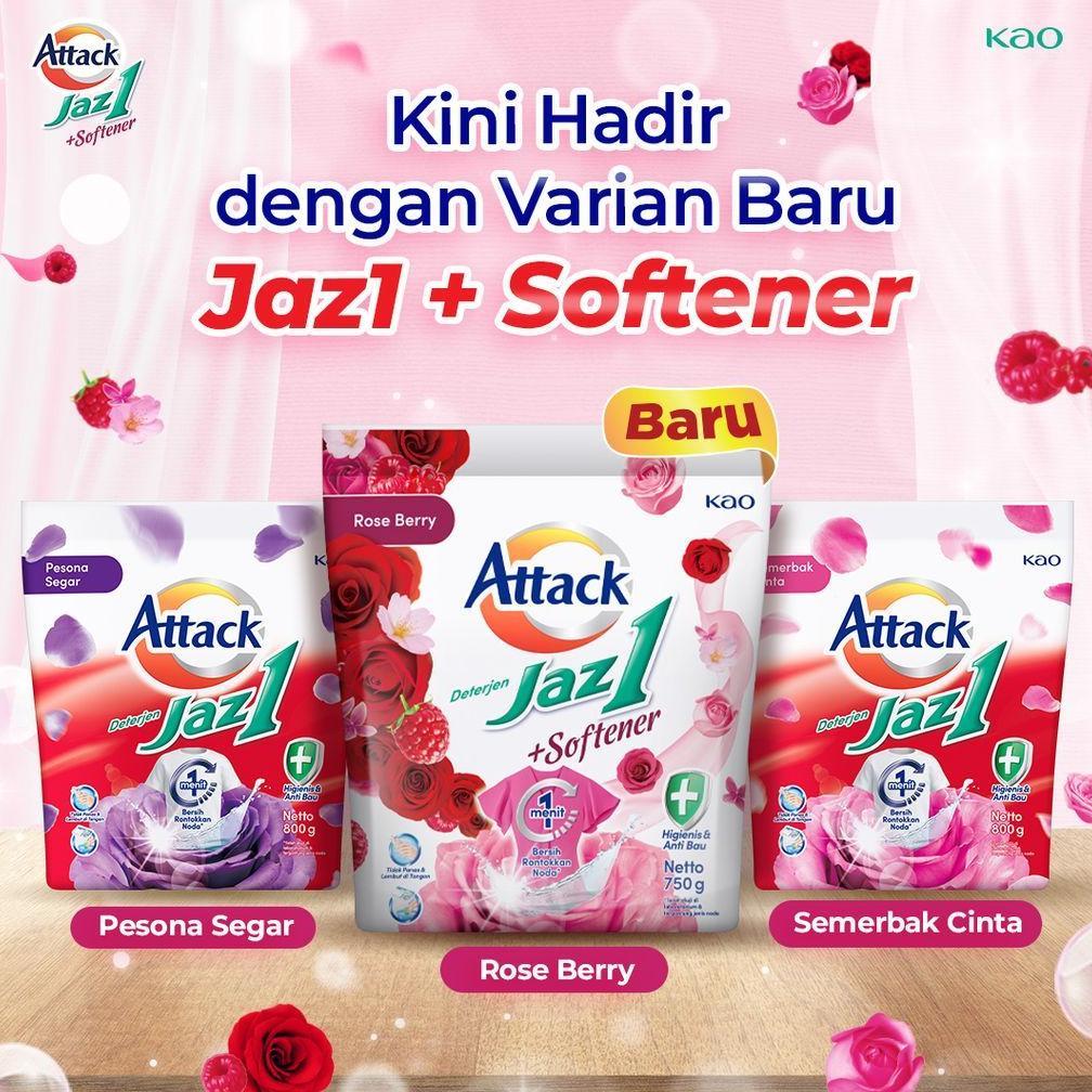 ARJUNA Attack Jaz1 / Detergent Bubuk Attack Jaz1 / Attack Jaz1 Detergent Bubuk  800 gram KT2