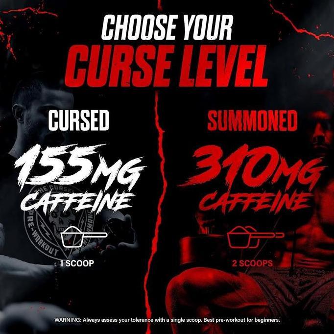 The Curse Pre Workout 50 Serving Bpom Jnx Pre-Workout Preworkout
