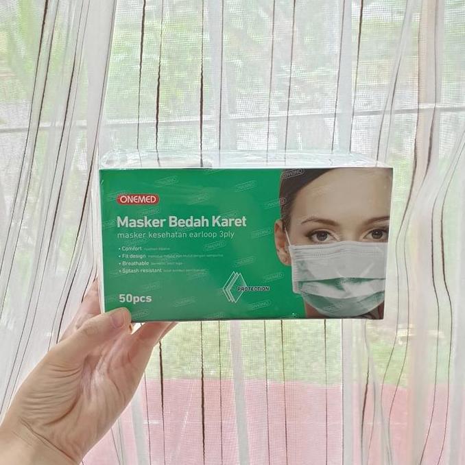 Masker bedah karet Onemed/masker medis Onemed