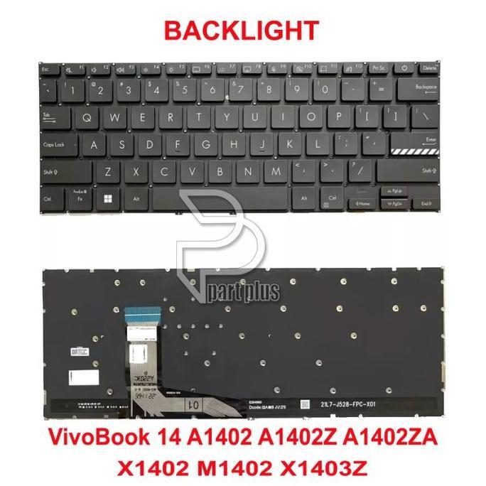 Keyboard  Asus Vivobook 14 A1402 A1402Z A1402Za A1402 A1402Va A1402Z A1402Za