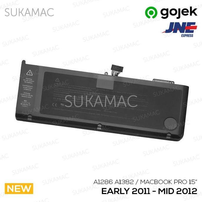 Baterai Macbook Pro 15 Inch A1286 A1382 2011 2012