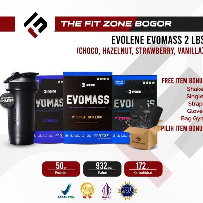 Evolene Evomass Gainer 2 Lbs 912 Gram Weight Gainer Evolene Bpom