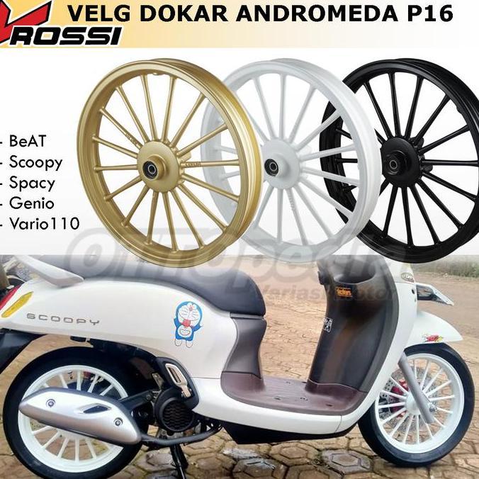 Terlaris Velg Vrossi Dokar Andromeda Beat Karbu Scoopy Fi Esp Vario110 Genio Vario 125/150 Fi Pelek 
