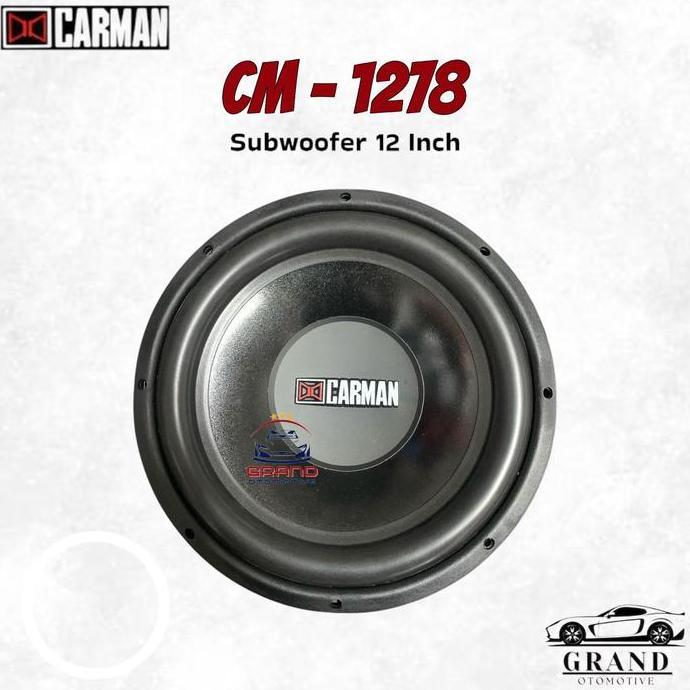 subwoofer speaker Carman 12" CM 1278 12 inch 12 in 12inch double coil