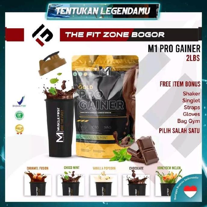 M1 Muscle First Gold Pro Gainer 2 Lbs Weight Mass Gainer Bpom