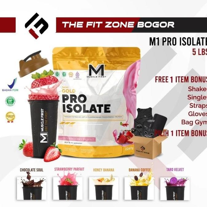 M1 Muscle First Gold Pro Isolate 5 Lbs Bpom Whey Protein Isolate