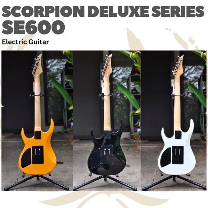 Promo Scorpion Se600 Deluxe Series Updown Model Electric Guitar - Gitar Listrik Elektrik Up Down Se 
