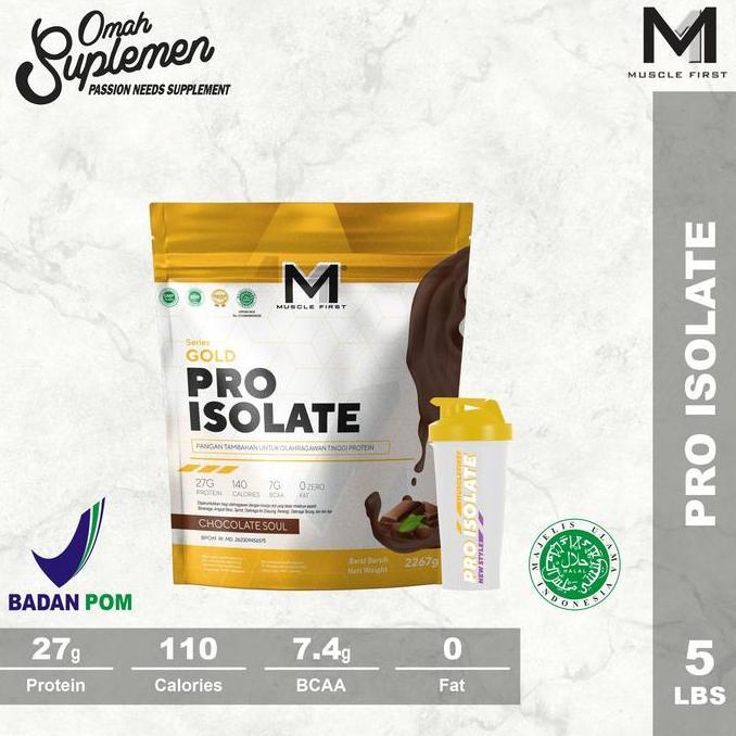 Muscle First M1 Muscle First Gold Pro Isolate 5Lbs 75Servings