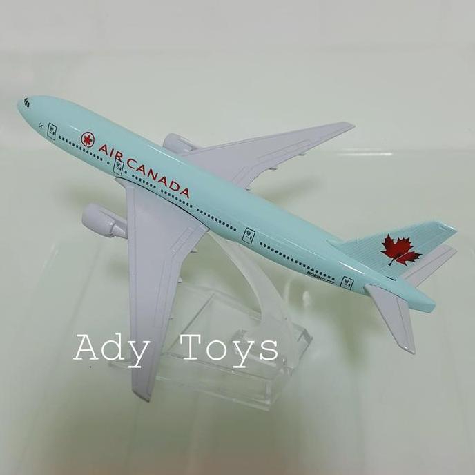AIR CANADA Boeing 777 Pajangan Pesawat Miniatur Diecast Metal