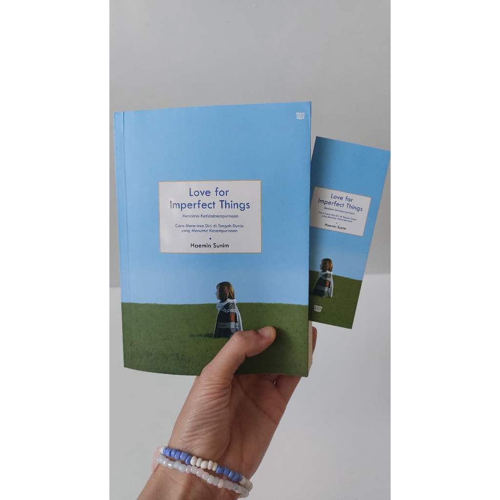 ( PRELOVED LIKE NEW ) LOVE FOR IMPERFECT THINGS - HAEMIN SUNIM ( BAHASA INDONESIA ) TERJEMAHAN ORIGI