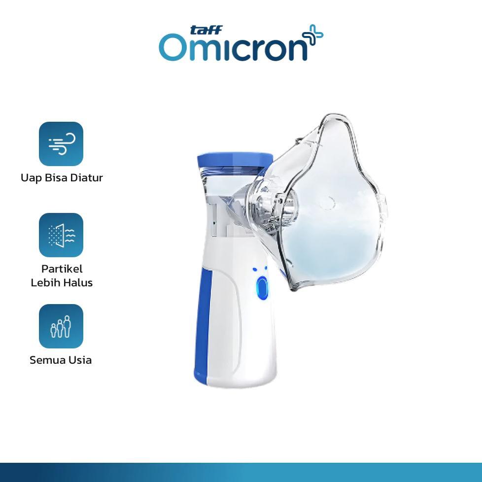 Alat Terapi Pernapasan Nebulizer Portable Taff Omicron - Alat Uap Pengencer Dahak