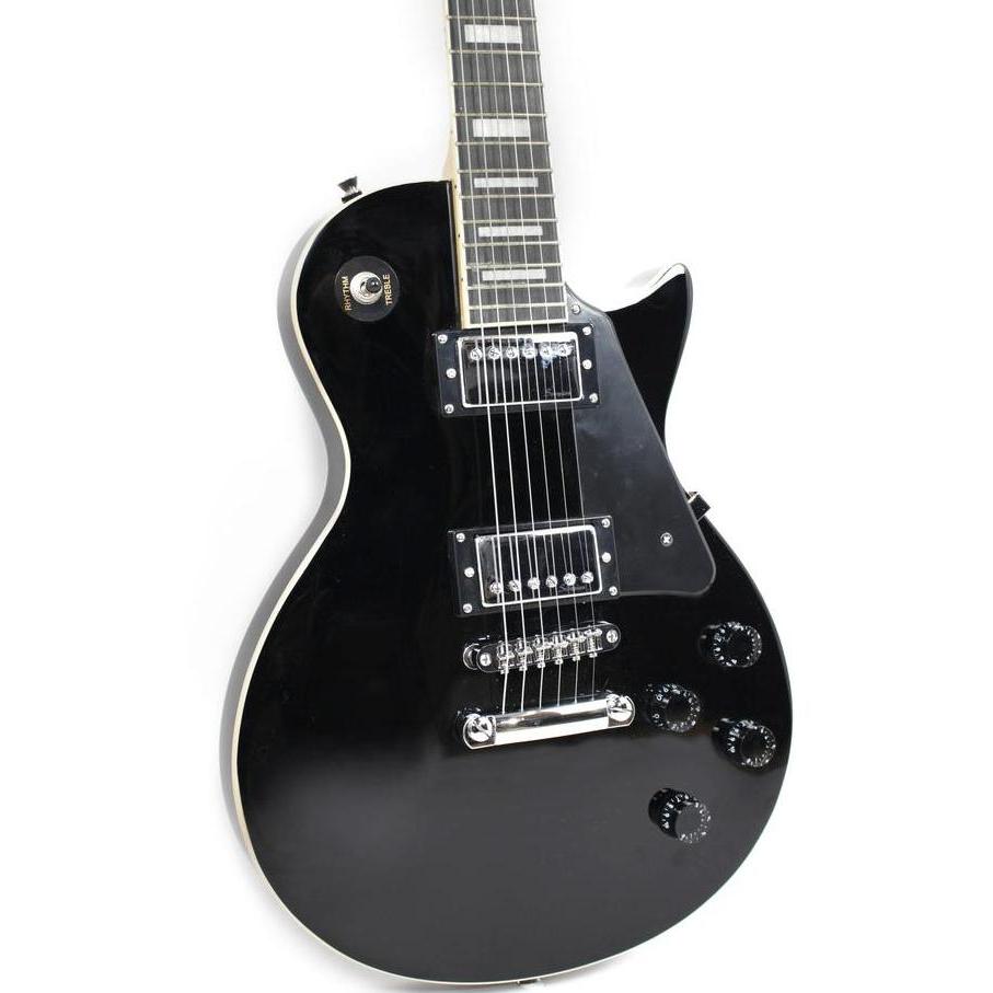 Promo Gitar Elektrik Merk Scorpion Original Tipe Lp 610 Black / Hitam Model Les Paul Listrik Lespaul