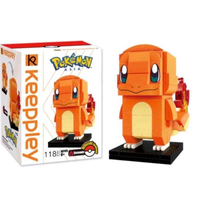 Keeppley Lego Pokemon Figure Pikachu Psyduck Eeve Bulbasaur Squilter
