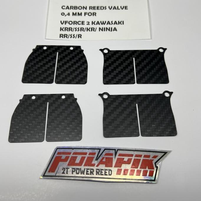 Lidah membran carbon VFORCE 2 ninja Lidah membran VFORCE 2 ninja 2 tak