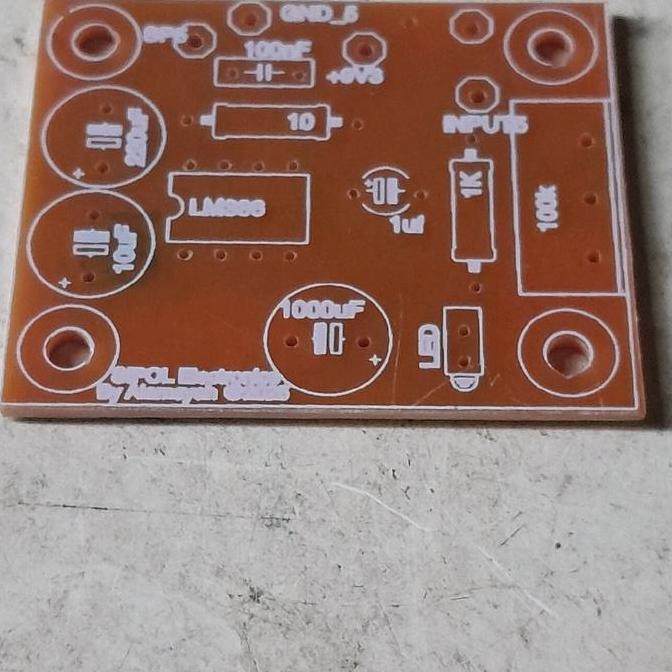 PCB AMPLIFIER LM386 LM 386 MINI AMPLIFIER UNTUK PRAKTEK SISWA SAF12