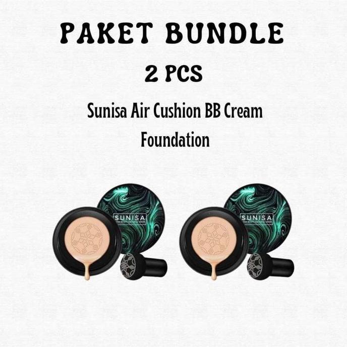 ismahan_seller - 2 pcs sunisa bedak glowing foundation original natural