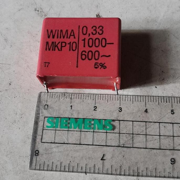 MKP10 0.33 0.33UF 330NF 1000V 600V 330N 1000V 600V  0.33UF/1000V 600V WIMA ORIGINAL - USED SAF12