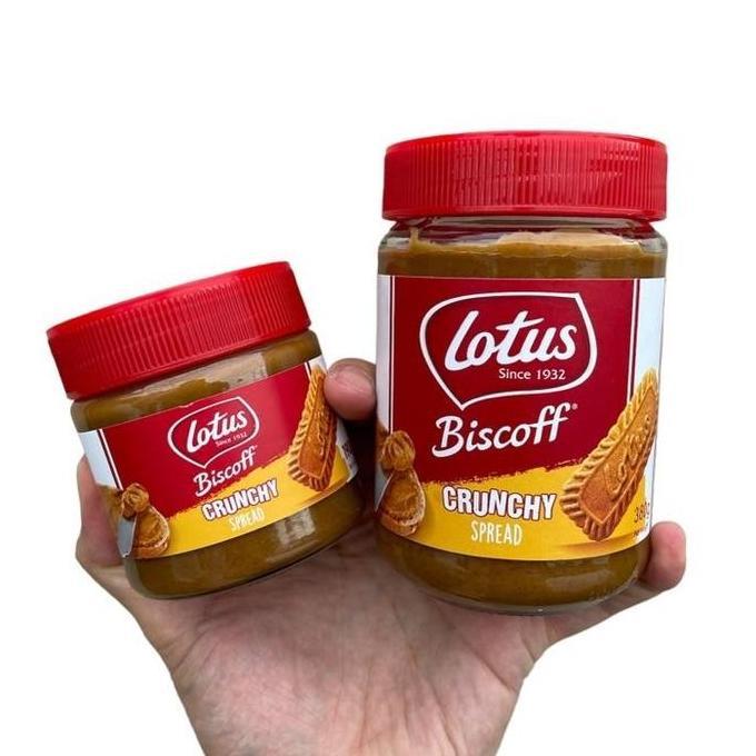 Cibo- [ Diskon ] Selai Biskuit Olesan Biskut Speculoos Lotus Biscoff Crunchy 380Gr 190Gr 380 Gram 19