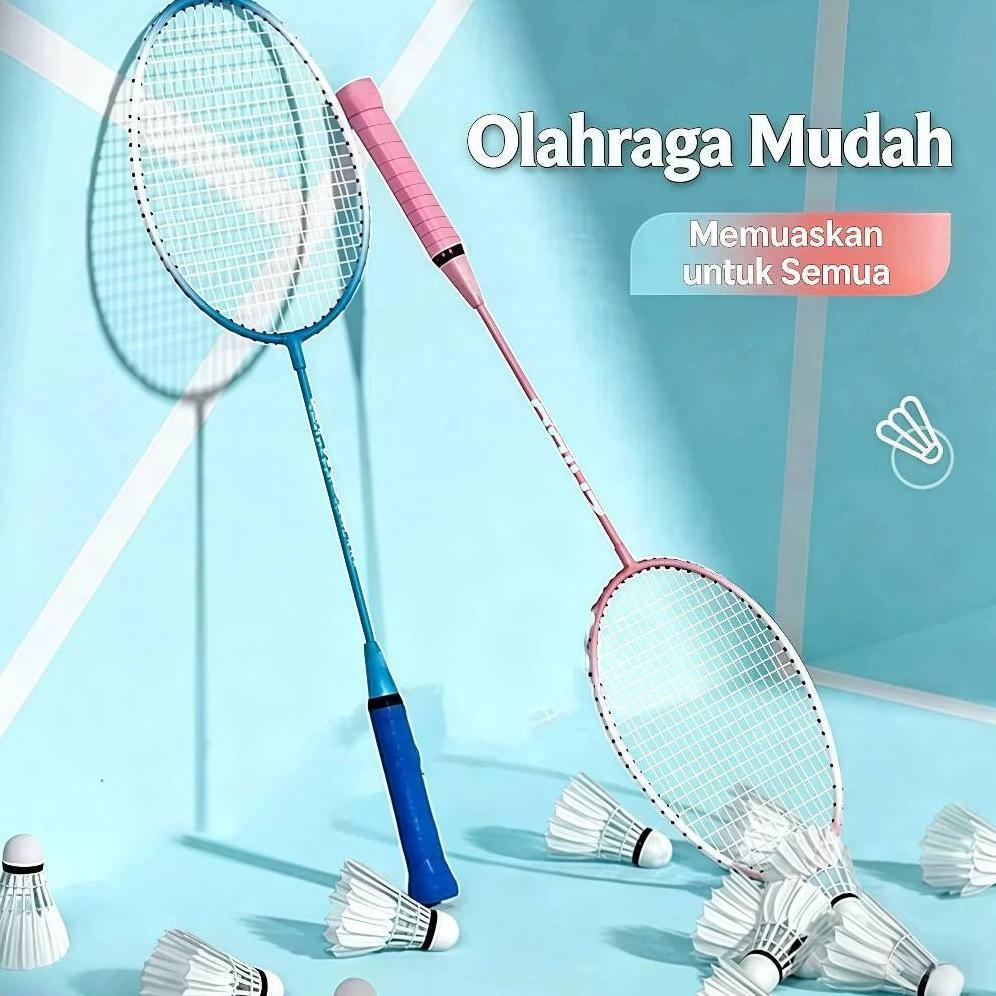 Hemat Raket Bulu Tangkis Berkualitas Tinggi / Raket Bulu Tangkis Pemula Anak / Peralatan Olahraga Bu
