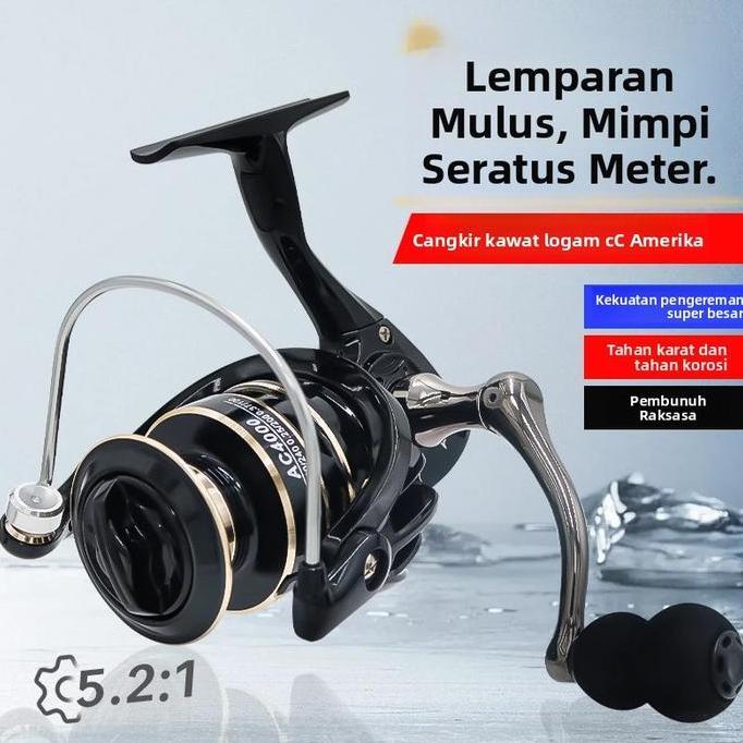 LUCKY MAN Reel Pancing Reel Pancing Max Drag 30kg Reel Pancing Alat Pancing