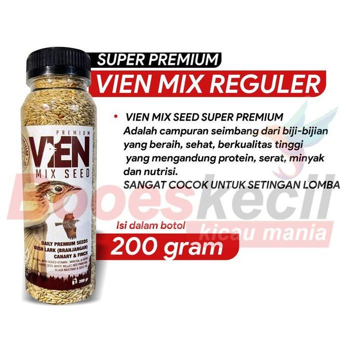 Vien Mix Seed | Pakan Bijian | Pakan Burung Branjangan | Pakan Kenari Allshop