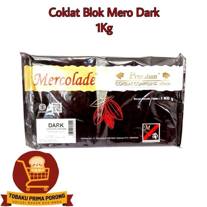 COKLAT BLOK MERCOLADE DARK - 1 KG PREMIUM
