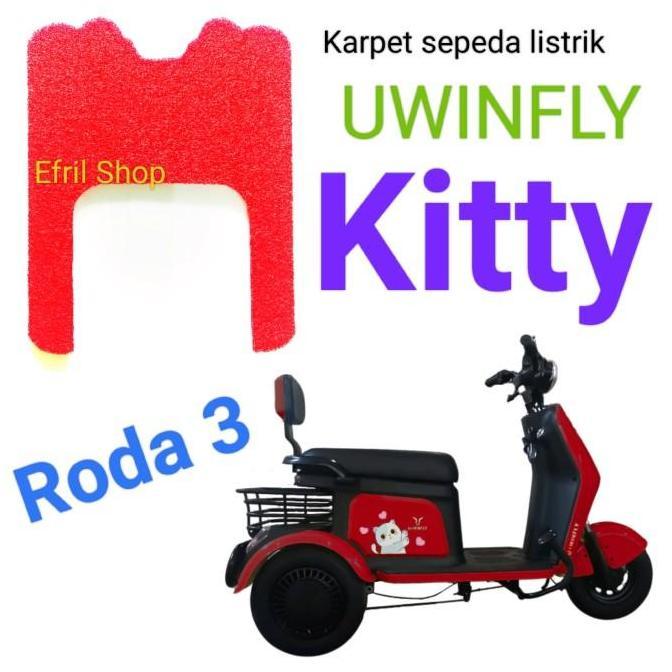 Terlaris Karpet Sepeda Motor Listrik Roda Tiga Uwinfly Kitty Roda 3