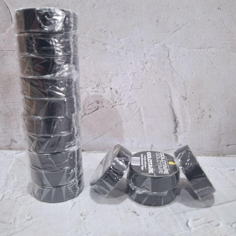 (1 Karton) Isolasi Pvc Hitam Kartonan