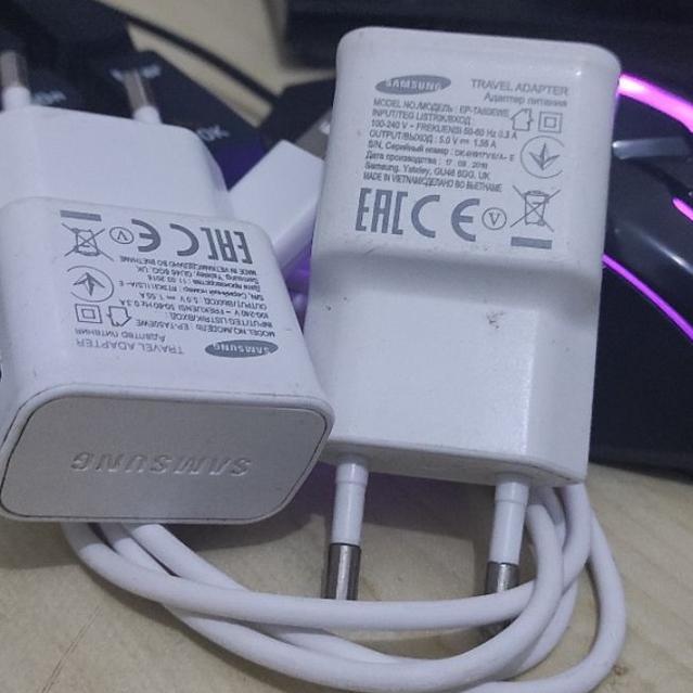 Promo Charger Casan Samsung Original 1.55A J6+ J7 A10S A6 J5 Prime J7 Prime Ori 100% Bekas Bawaan Hp