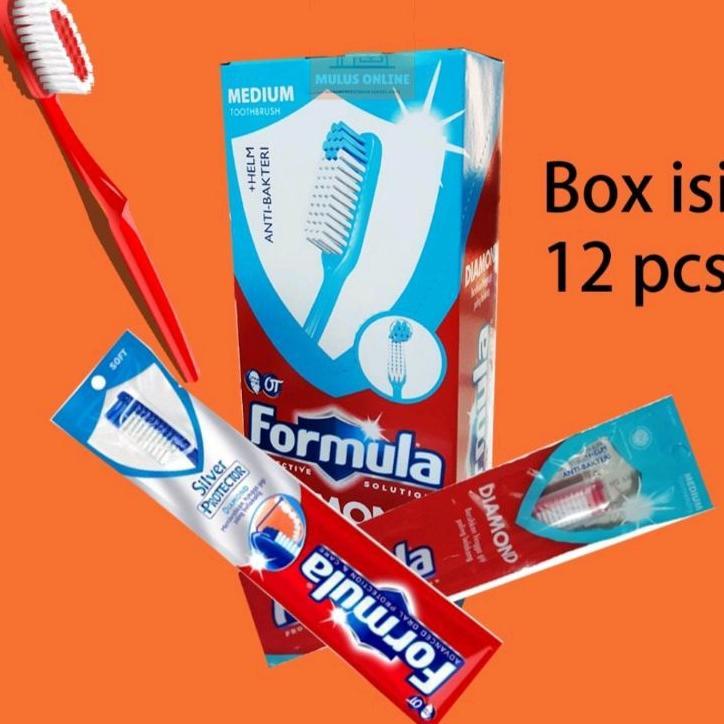 Sikat Gigi Formula 1 Box ( Isi 12 ) / Sikat Gigi Formula 1 Pak