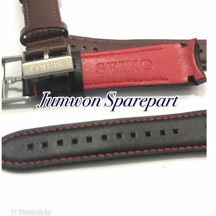 STRAP TALI SEIKO BARCELONA BARCA SPORTURA LEATHER SEIKO KULIT PREMIUM