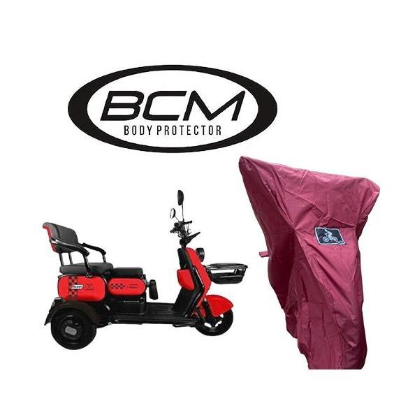 Terlaris Cover Sepeda Listrik Uwinfly Maleon Roda 3 Anti Debu Soft Material Murah