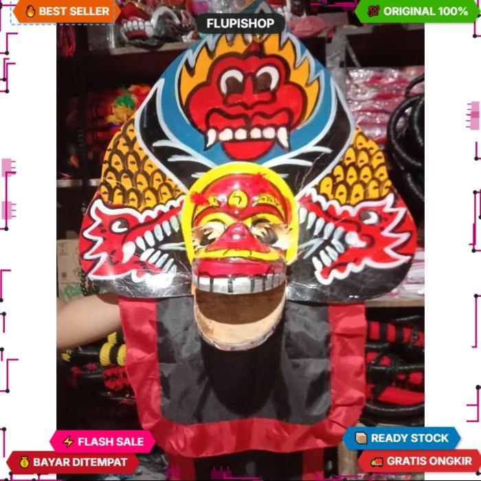 [Premium] Barongan Jaranan - Caplokan Kayu Murah - Barongan Devil - Barongan Telon - Caplokan Spon K