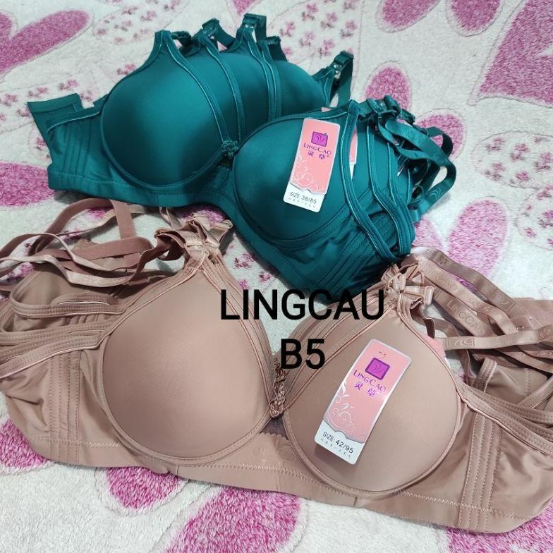 RECOMMENDED BRA LINGCAO A5 | B5 ASLI / BH PUSH UP TANPA KAWAT LINGCAO A5 | B5