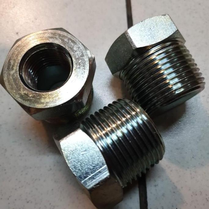 Flokring / Adaptor 1 1/4 BSPP Male  x 1/4 BSPP Female