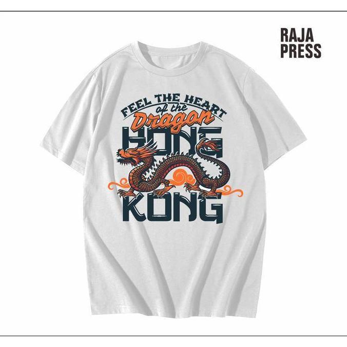 KAOS OLEH - OLEH HONGKONG - BAJU SOUVENIR HONGKONG - BANYAK GAMBAR Combed Dewasa