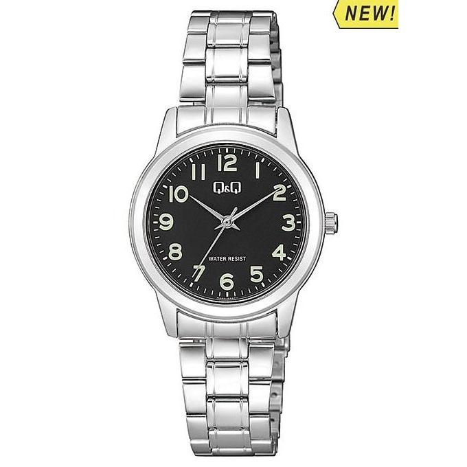 Jam Tangan Wanita Q&Q QnQ QQ Analog Rantai Silver QA66A Original