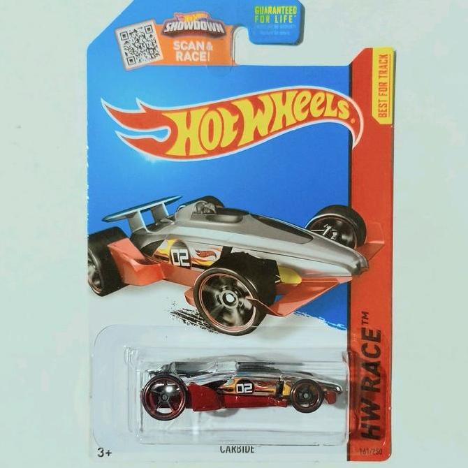 HOT WHEELS CARBIDE CHROME MERAH 2014 HW RACE BASE BESI FUN99